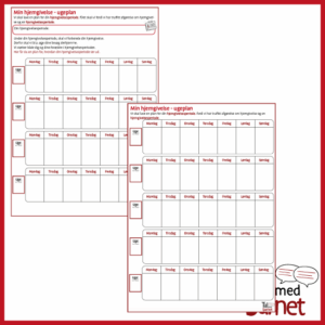 Under hjemgivelse - Ugeplan (jf. Barnets Lov §100)