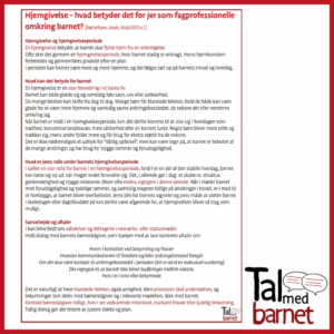 Hjemgivelse - info til dagtilbud/skole