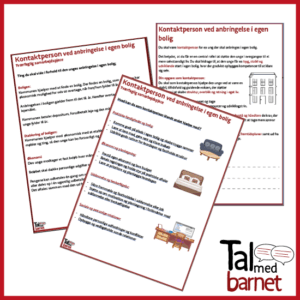 Anbringelse i egen bolig - tværfaglig pjece - jf. Barnets Lov §46